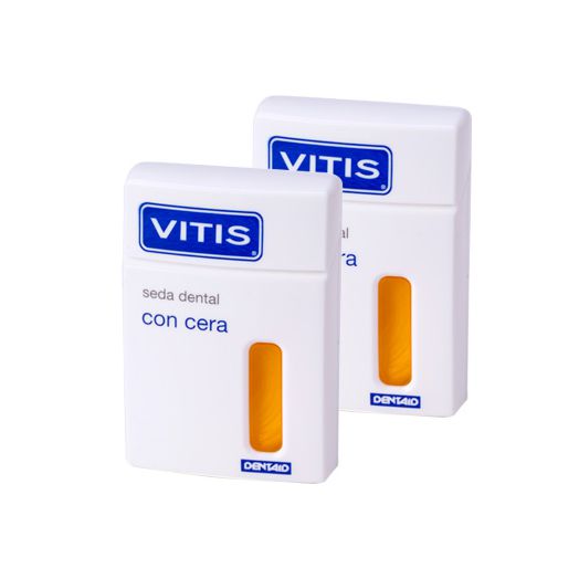Vitis Duplo Seda Dental Con Cera 50 m