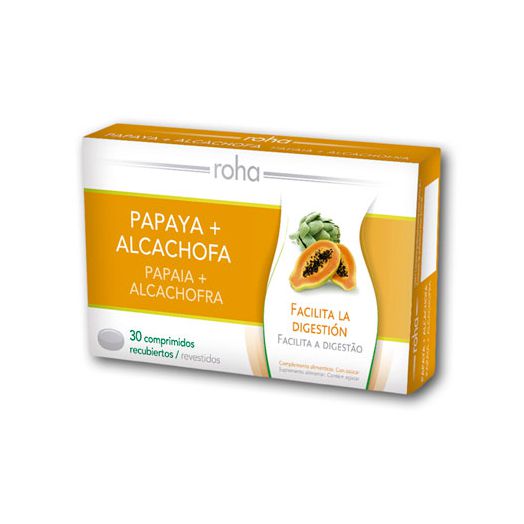 Roha Papaya Y Alcachofa 30 Comprimidos