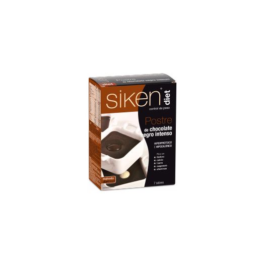 Sikendiet Postre Chocolate Negro 7 Sobres