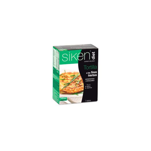 Sikendiet Tortilla Finas Hierbas 7 Sobres