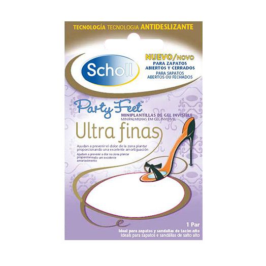 PARTY FEET DR SCHOLL MINI PLANTILLAS GEL ULTRAFINAS 1 PAR