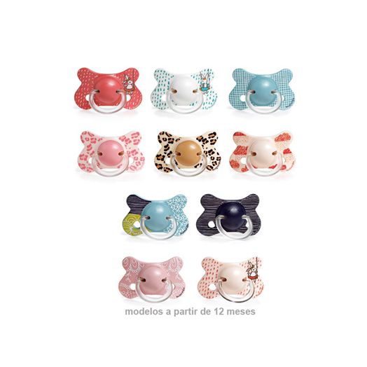 Chupete Suavinex Fusion Tetina Anatomica Latex +12M 2 Unidades