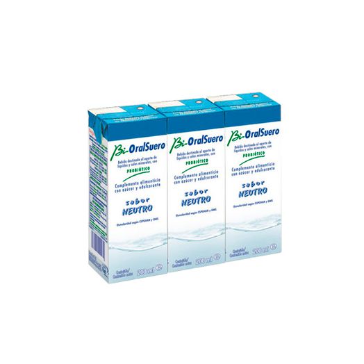 Bi-Oralsuero Neutro 3 Bricks De 200 ml
