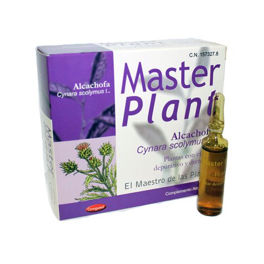 Master Plant Alcachofa 10 Ampollas Bebibles
