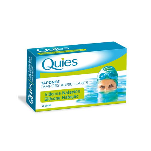 Tapon Silicona Natacion Quies 3 Pares