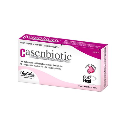 Casenbiotic Fresa 10 Comprimidos