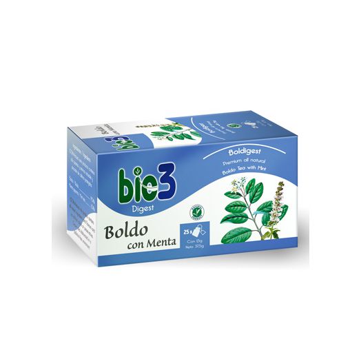 Bie3 Digest Boldo Con Menta 25 Filtros