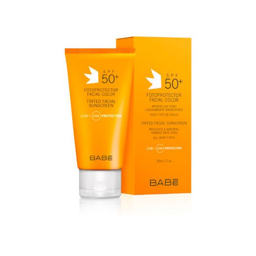 Babe SPF 50+ Fotoprotector Facial Con Color 50 ml