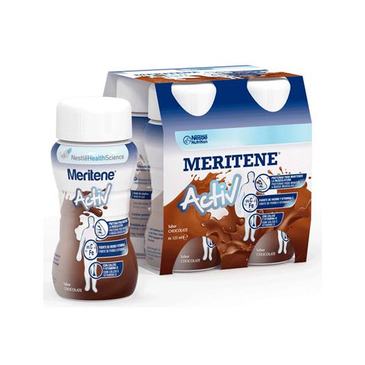 Meritene Activ Sabor Chocolate 4 Botellas