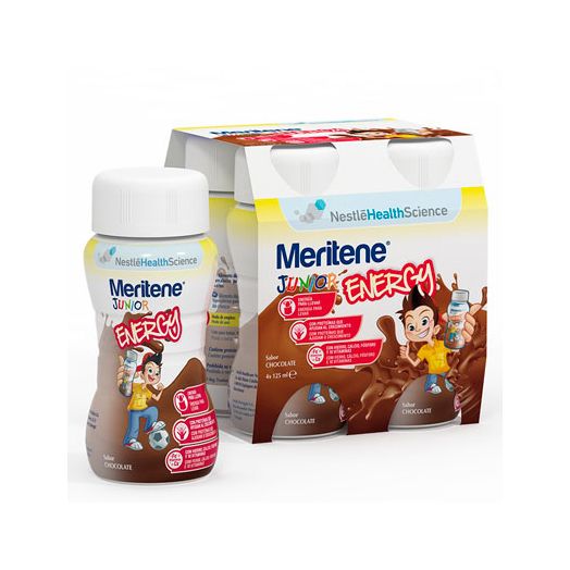 Meritene Junior Energy Sabor Chocolate 4 Botellas bcatl