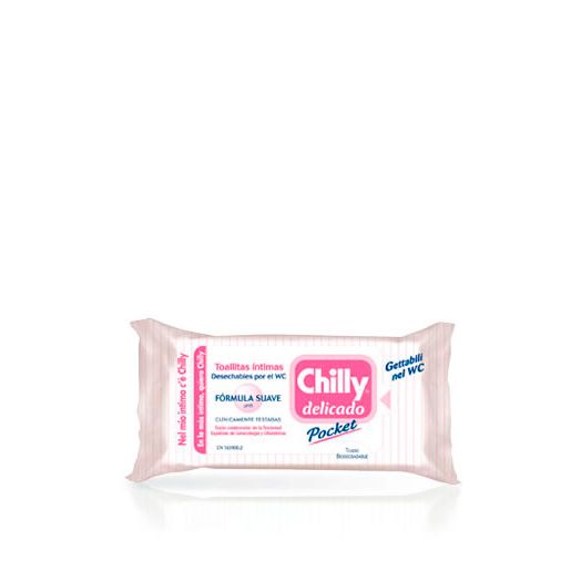Chilly Toallitas Intimas Formula Suave 12 Unidades