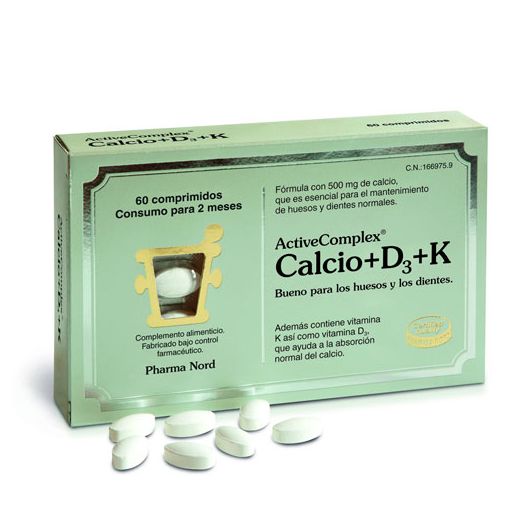 Active Complex Calcio+D3+K 60 Comprimidos