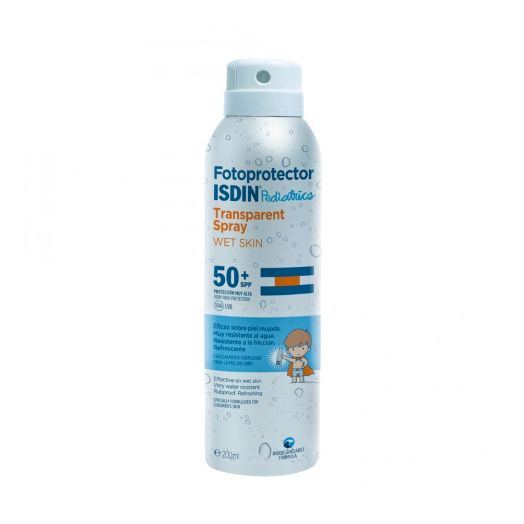 Isdin Pediatrics SPF 50+ Spray Transparente Wet Skin