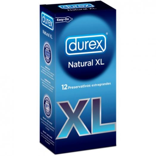 DUREX NATURAL  XL PRESERVATIVOS 12 U
