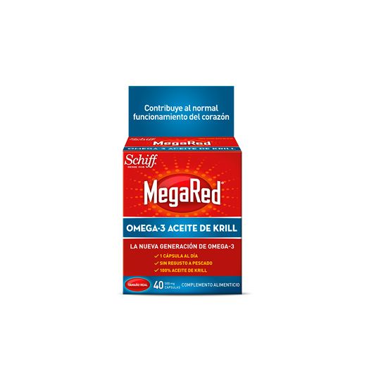 MEGARED OMEGA-3 ACEITE DE KRILL 40 CAPSULAS