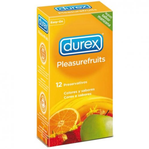 DUREX PLEASUREFRUITS PRESERVATIVOS 12 U