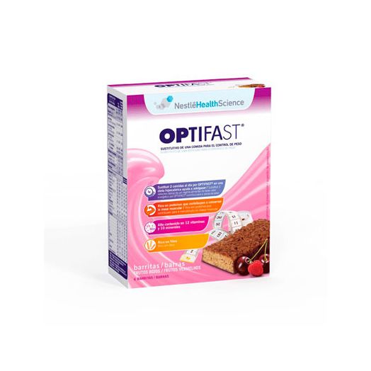 Optifast 6 Barritas Frutos Rojos