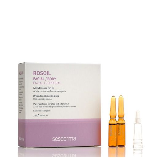 Rosoil Aceite Reparador De Rosa Mosqueta 5 Ampollas 2 ml