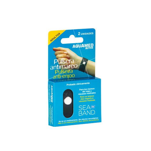 Aquamed Pulsera Antimareo Adultos 2 Unidades