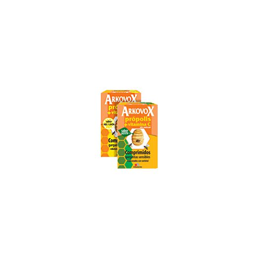 Arkovox Propolis Y Vitamina C 24 Comprimidos Miel Y Limon