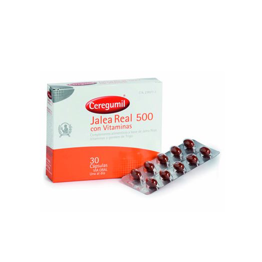 Ceregumil Jalea Real 500 Con Vitaminas 30 Capsulas