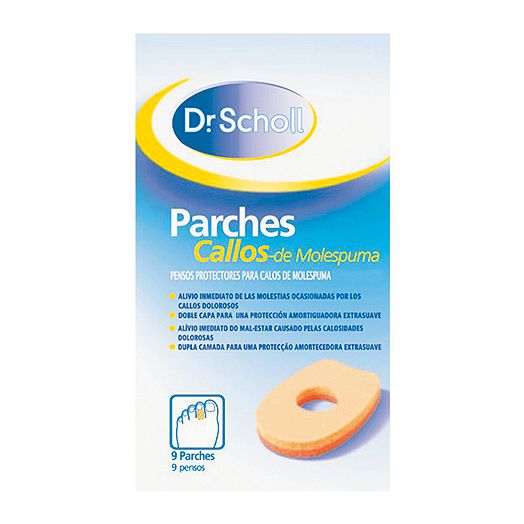 SCHOLL PARCHES MOLESPUMA CALLOS ESCUDO - 9 PARCHES