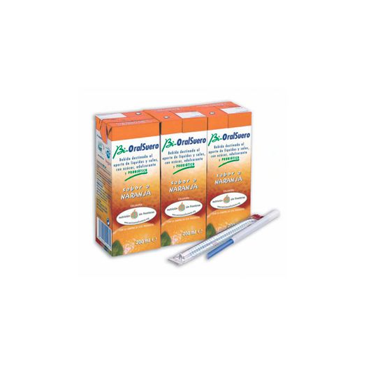 Bi-Oralsuero Naranja 3 Bricks De 200 ml