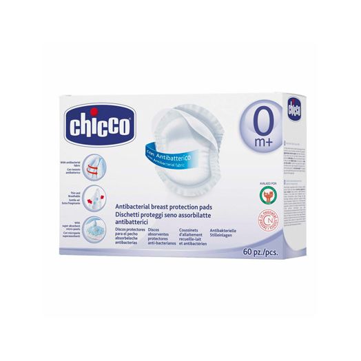 Chicco Discos Absorbentes Antibactericos 60 Unidades