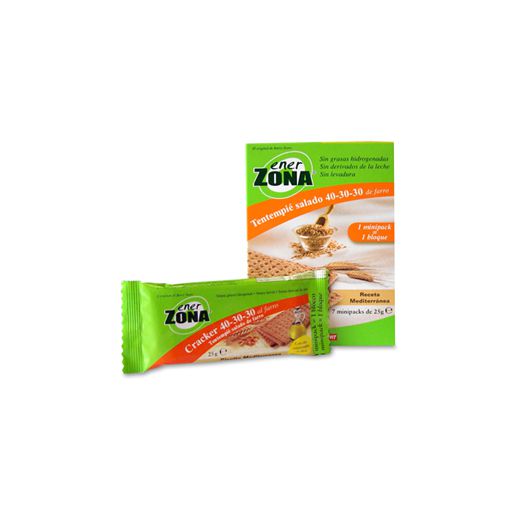 ENERZONA TENTEMPIE SALADO RECETA MEDITERRANEO 7 PAQUETES/CAJA