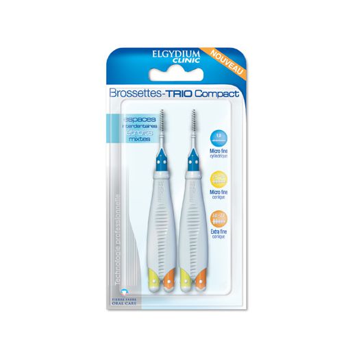 Trio Cepillos Elgydium Estrechos Mixtos