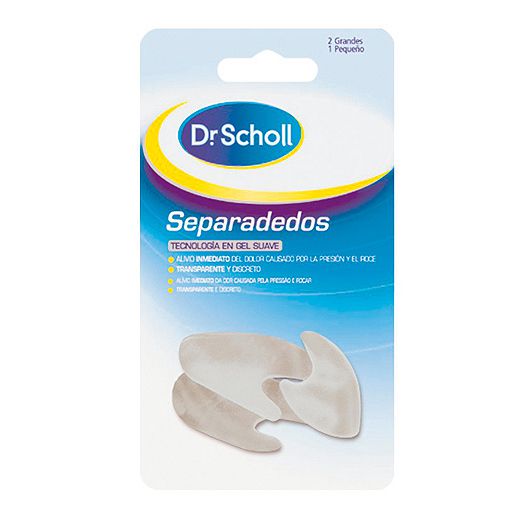 DR SCHOLL SEPARADEDOS ANATOMICOS 3 UDS