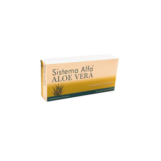 Sistema Alfa Aloe Vera Maxima Fuerza 20 Ampollas