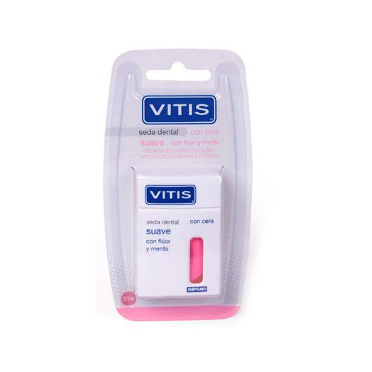 Vitis Seda Dental Suave Con Fluor Y Menta 50 m
