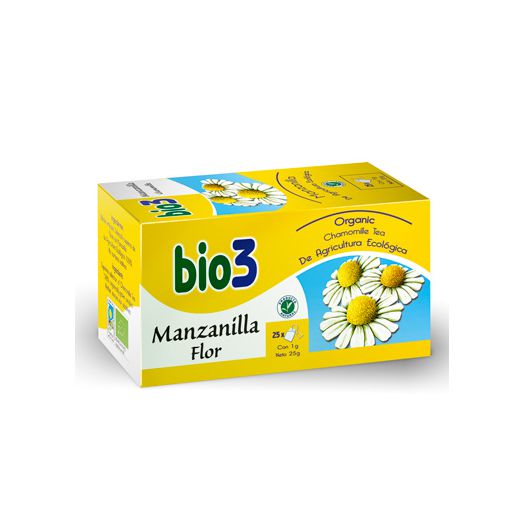 Bio3 Manzanilla Flor Ecologica 25 Filtros