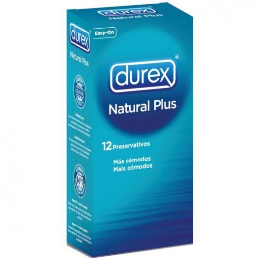 Durex Natural Plus Preservativos 12 Unidades