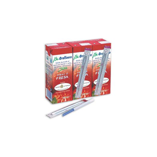 Bi-Oralsuero Fresa 3 Bricks De 200 ml