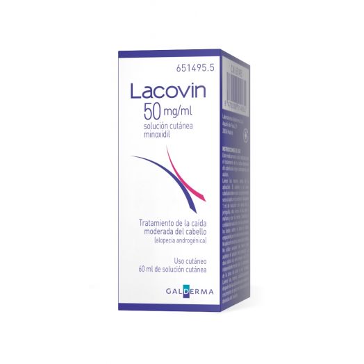 LACOVIN 50 mg/ml SOLUCIÓN CUTÁNEA , 1 frasco de 60 ml
