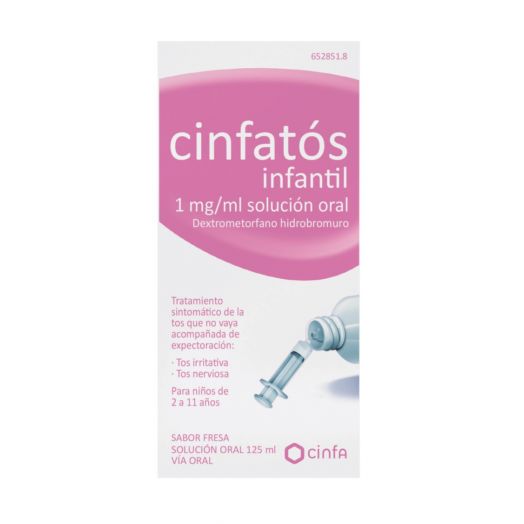 CINFATOS INFANTIL 1 mg / ml SOLUCION ORAL , 1 frasco de 125 ml