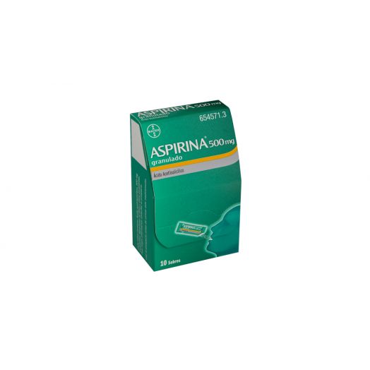 ASPIRINA 500 mg GRANULADO , 10 sobres