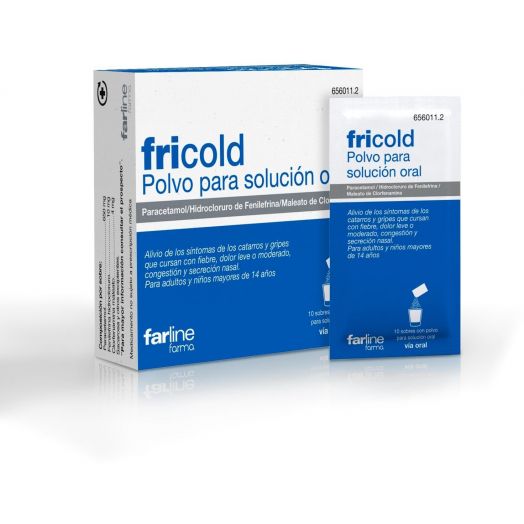 Fricold Polvo Para Solucion Oral , 10 Sobres