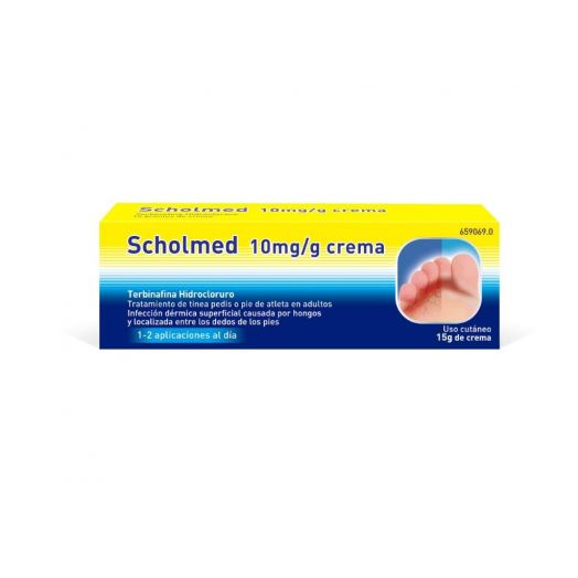 SCHOLMED 10 MG/G CREMA , 1 tubo de 15 g