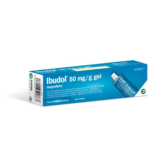 IBUDOL 50 MG/G GEL , 1 tubo de 60 g
