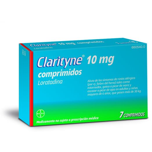 CLARITYNE 10 mg COMPRIMIDOS, 7 comprimidos