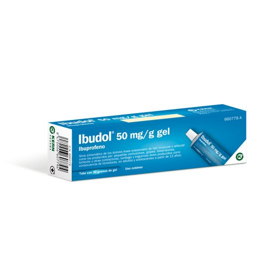 IBUDOL 50 MG/G GEL , 1 tubo de 30 g