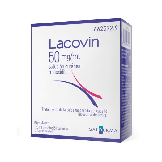 LACOVIN 50 mg/ml SOLUCIÓN CUTÁNEA , 2 frascos de 60 ml