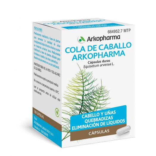 COLA DE CABALLO ARKOPHARMA cápsulas duras , 100 cápsulas