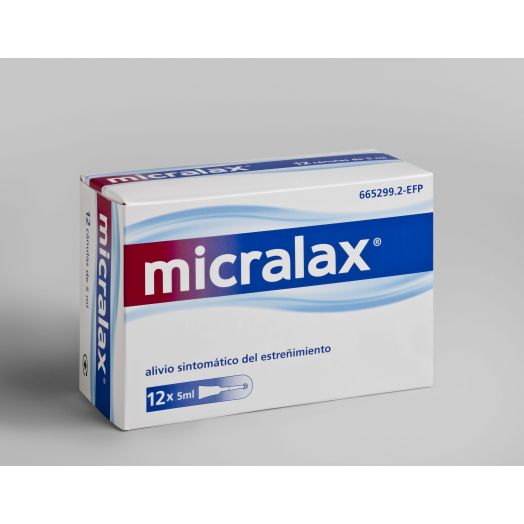 MICRALAX CITRATO/LAURIL SULFOACETATO 450 mg/45 mg solucion rectal , 12 enemas