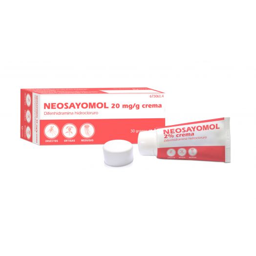 NEOSAYOMOL 20 mg/ g CREMA, 1 tubo de 30 g