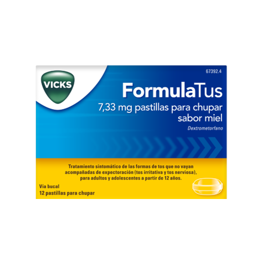 Formulatus 7,33 Mg Pastillas Para Chupar Sabor Miel, 12 Comprimidos