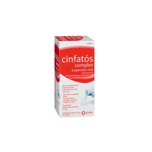 CINFATOS COMPLEX suspensión oral , 1 frasco de 125 ml